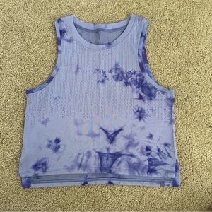 Lululemon Athletica Lavender Tie-Dye Tank Top